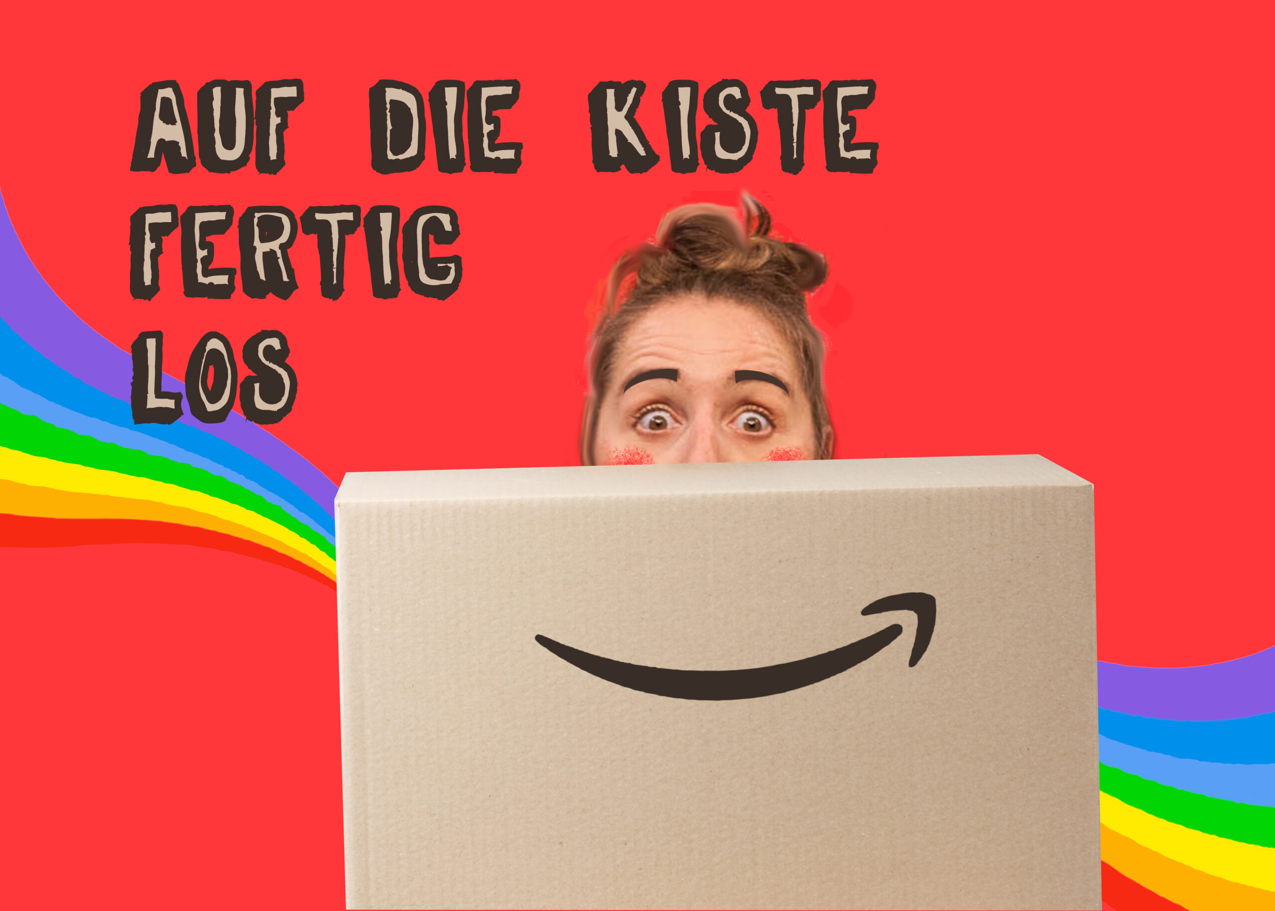 Auf die Kiste fertig los