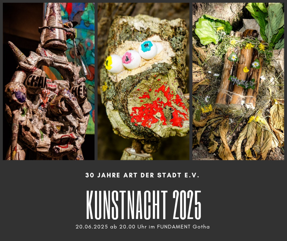 Finissage DADO VII, KUNSTNACHT & 30 Jahre ART DER STADT E.V.
